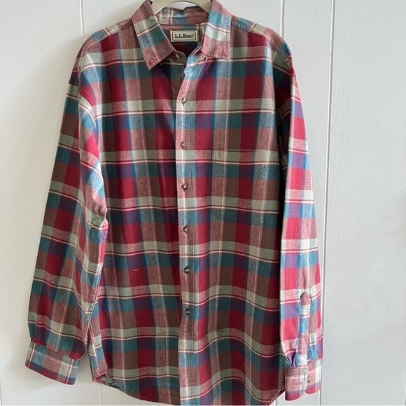 Vintage L.L. Bean linen button down - Picture 1 of 9